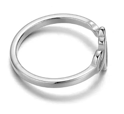 One Moment In Time J103 Sizes 4-10 Cursive Small Stainless Steel Ring Mormon LDS CTR3