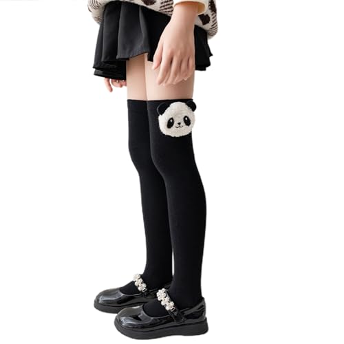 3-12T Kids Girls Knee High Socks Cotton Catroon Animal Bunny Dog Bear Over Calf Thigh High Stockings2