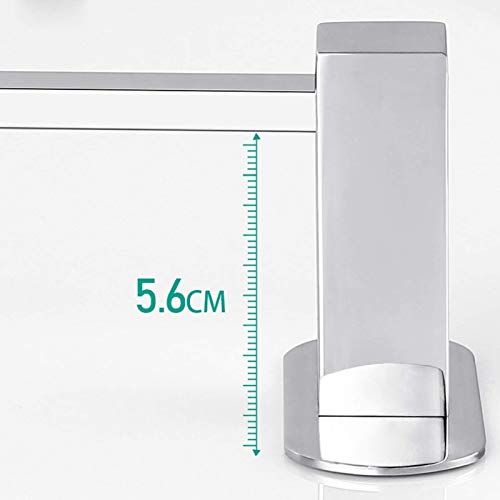 Porte-serviettes en acier inoxydable mural robuste finition brossée