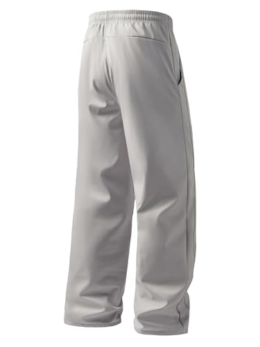 Men's Warm Winter Sports Pants, Composite Lambswool Sports Pants with Drawstring, Warm, Comfortable, and snug fit.2