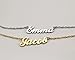 Luke Name Necklace Personalized Engraved Name Pendant for Womens Friends