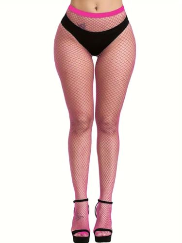 Boolavard Bas résille, Collants Taille Haute pour Femmes, Collants résille pour Femmes, Grande Taille, Taille Unique (FR/ES, Alpha/lettres, Taille unique,...