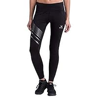 Erima Damen Race Line 2.0 Lange Laufhose (8292902), schwarz, 38