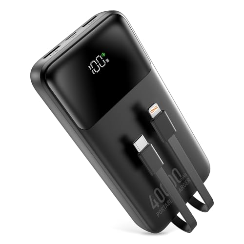 Amazon | モバイルバッテリー 大容量【40000mAh・5台同時充電・22.5W