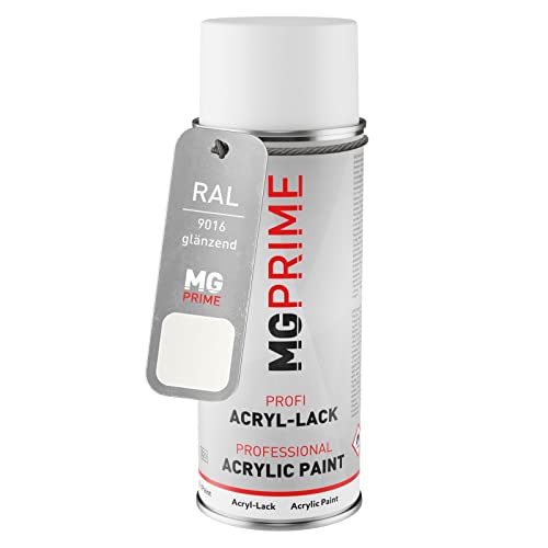 MG PRIME RAL 9016 Verkehrsweiss/Traffic white Spraydose 400 ml glänzend schnelltrocknend