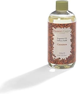 Hassett Green - Cinnamon - Fragrance Oil Reed Diffuser Refill - Larger Size 250ml Bottle