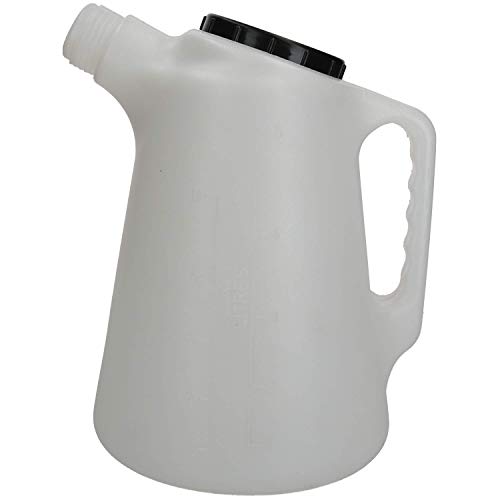 Pichet gradué plastique 5l essence Toolzone avec bec verseur