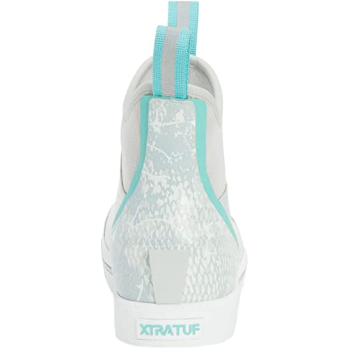 Xtratuf Women's Wheelhouse 6 Inch Ankle Deck Boot, Blue Coho, Size 114