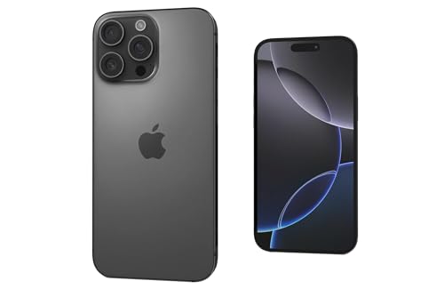 Image of Apple iPhone 16 Pro Max, US Version, 512GB, Black Titanium - Unlocked (Renewed)