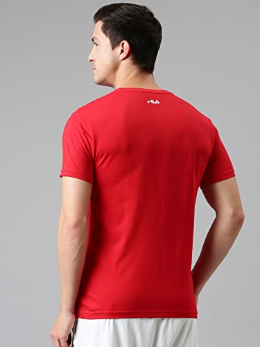 Image of FILA Men's Solid Straight T-Shirt