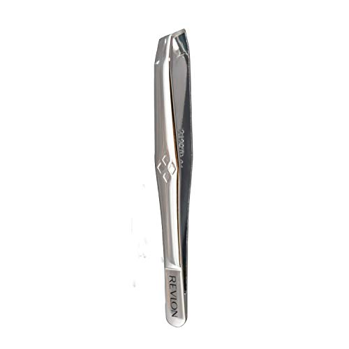 Revlon Multipurpose Tweezer, Slant Tip, Made with Stainless Steel, 1 Count