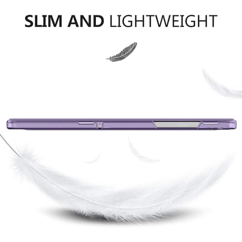 Image of MoKo Case for Galaxy Tab A9+ /A9 Plus 11 inch 2023, Slim Stand Protective Smart Cover with Hard PC Translucent Back Shell for Tab A9 Plus Tablet (SM-X210 /X216 /X218), Auto Wake /Sleep, Lilac