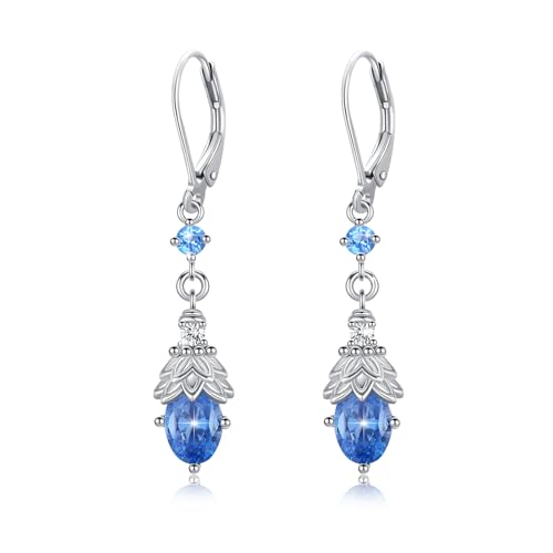 Boucles d'oreilles décembre argent 925 vintage bijou femme