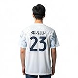 Seconda Maglia Barella 23 Away Ghost Aqua Bianca Replica autorizzata Stadio 2025-2026 Rega...