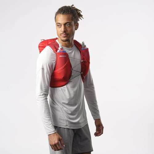 Image of Salomon Unisex Active Skin 8, Hydration & Storage Vest with 500ml Flasks Included