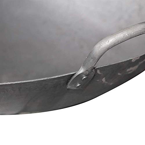 Wok de hierro fundido tradicional con recubrimiento antiadherente 43 cm miniatura 4