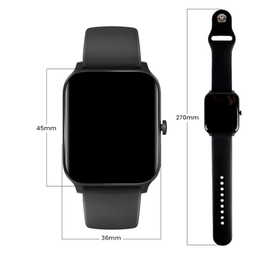 Haiz Smartwatch Relógio Inteligente 44mm Faz e Recebe Chamadas My Watch S ECHO HZ-GT5D-PRETO