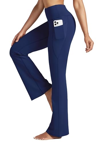 Pantalon de yoga évasé contrôle du ventre pour sculpter la silhouette