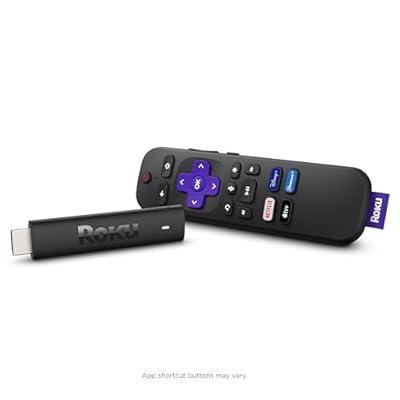 Roku Streaming Stick 4K - HDR & D. Vision Roku Streaming Device for TV with Voice Remote & Long-Range Wi-Fi - Free & Live TV (Renewed)