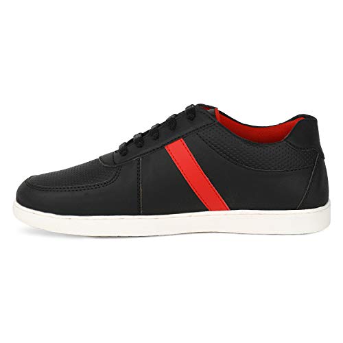 Image of Lazard Khadim's Men Black Casual Dress Sneakers - UK 7