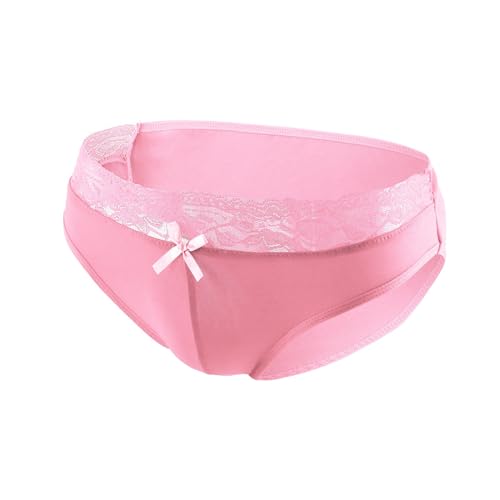 Sissy Lingerie Set for Men Male Lace Floral Bowknot Bra Low Rise Mesh Panties Crossdresser Underwear4