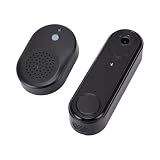 GOWENIC Smart Video Doorbell with Two Way Audio, HD Doorbell Camera Night Vision WiFi Mobile APP Control, Wide Angle Lens Motion Detection PIR Human Detection, for Home Security