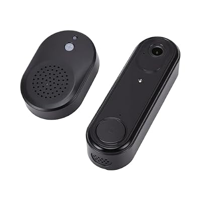 GOWENIC Smart Video Doorbell with Two Way Audio, HD Doorbell Camera Night Vision WiFi Mobile APP Control, Wide Angle Lens Motion Detection PIR Human Detection, for Home Security