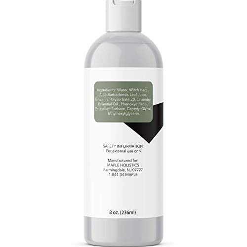 image for Maple Holistics Pure Witch Hazel Toner for Face and Body Alcohol Free 