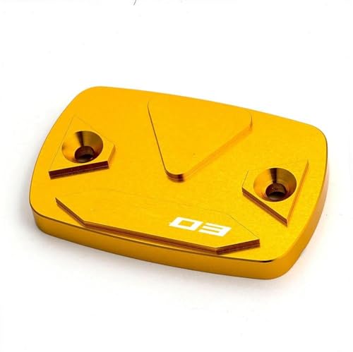 Cubierta de depósito en aluminio color oro premium para motocicleta MT03
