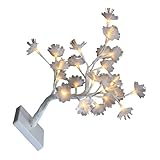 Gatuida Led Tischleuchte Baumform Nachttischlampe Nachtlampe Dekolampe Schreibtischlampe Zimmerlampe Wohnraumdeko Keine Batterie