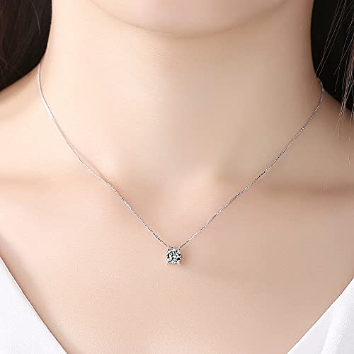 Collier zircone cubique 1 carat pour sublimer vos tenues de soirée