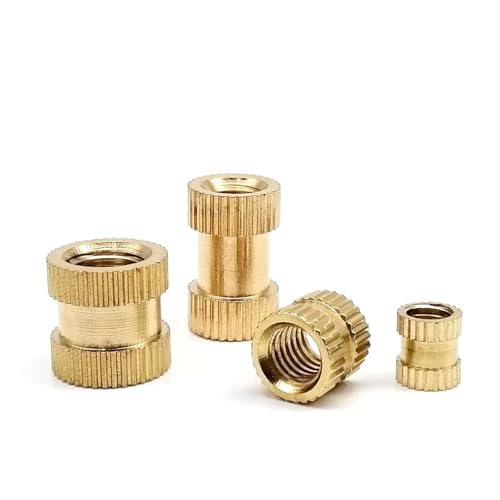 yaoqijie M1.6 M2 .5 M4 �^�J���˂� �z�b�g�����g�M�ˏo���` 3D�v�����g ���[���b�g���ߍ��݃C���T�[�g�i�b�g ����2-16mm lasting(Length 10mm,50pcs M3 (OD 4.5mm))