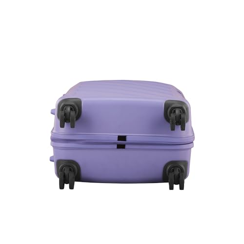 Image of Skybags Jerrycan Check-in Trolley Bag-65cm | Plastic,Premium Push Button Luggage with 8 Spinner Wheels & TSA Lock | Hardsided Suitcase for Travel | Periwinkle (Medium)