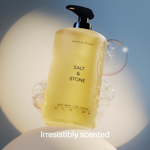 Salt & Stone Body Wash with Antioxidants for Deep Moisture | For Women & Men, Sulfate, Paraben, & Dye Free, Leaving Skin Soft and Hydrated - Image 5