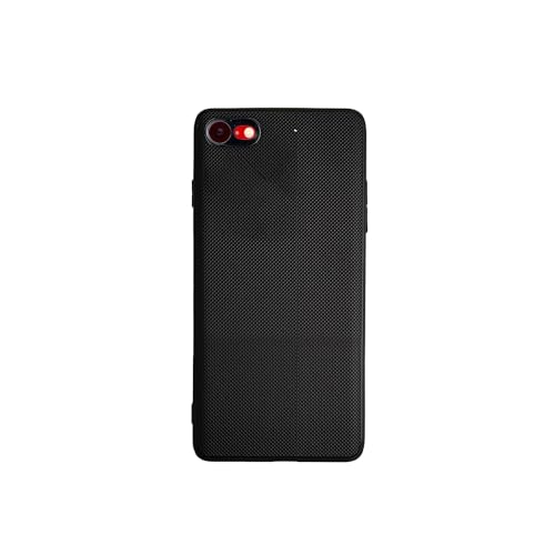 Image of AIBEX Case for Apple iPhone SE 2022 (6.1 inch Inch) Super Frosted Shield Pro Hard Back Soft Border (PC + TPU) Shock Absorb Cover Raised Bezel Camera Protect PC with Logo Cut Black Color