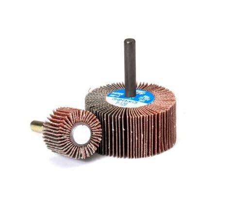 70044 1-1/2x1 2A Spindle Premium Aluminum Oxide Flap Wheels 240 Grit, 10 Pack