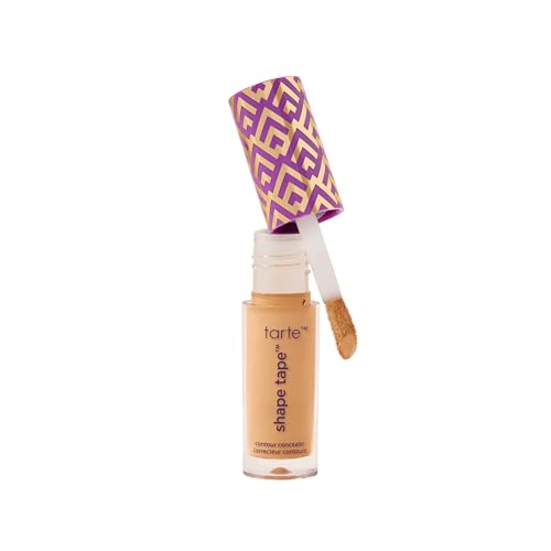 tarte shape tape concealer – Full-Coverage Creaseless Soft Matte Finish, Brightening Under-Eye & Face Makeup, 16hr Longwear, Vegan & Cruelty-Free, travel size, 35N medium
