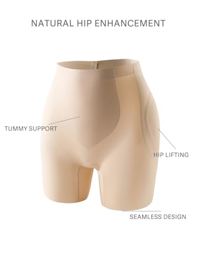 Seamless Hip Enhancer Built-In Pads No Show Shapewear Body Shaper Shorts Booty Lifting for Women3