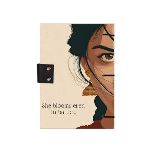 Image of She Bloom Diary Notebook 7x5 Inch 160 Pages Unruled Journal for Writing