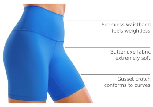 Image of CRZ YOGA Butterluxe Biker Shorts 6 inch | Extremely Soft, Gentle Compression, Yoga, High Waisted, for Women