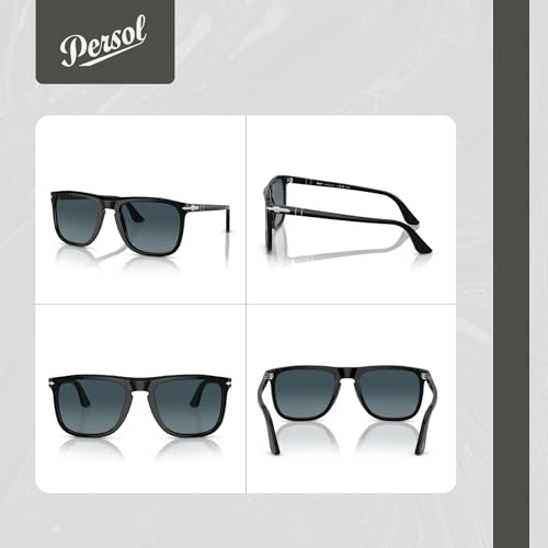 Persol PO3336S Aviator Sunglasses for Men for Women +BUNDLE with ACCESSORY EYEWEAR KIT3
