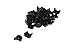 COMP Cams 613-16 Set of 16-10 Degree, 11/32", Single Groove Locks w/o Lash Cap Recess , Black