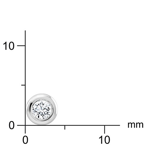 Diamond Line Herren - Ohrstecker 585er Gold 1 Diamant