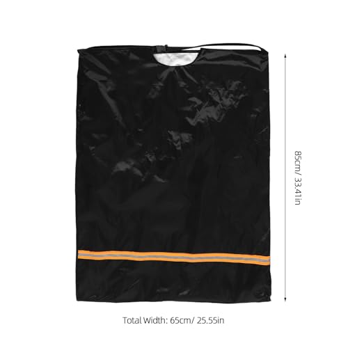 Funda para Sillín de Bicicleta Infantil Negra Protector Reflectante 3