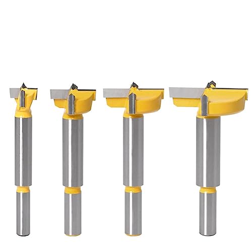 Meccion Carbide Forstner Drill Bit Wood Hole Cutter, Professional Woodworking Hole Saw Boring Bit (23mm), Yellow - Image 4