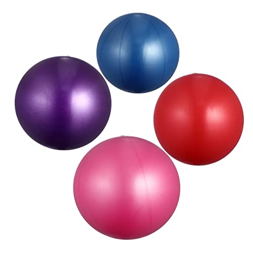 BCOATH Thickening Yoga Ball Base Exercise Ball for Hip Back Leg Arm Shoulder Strength Pink/Yellow/Blue/Green