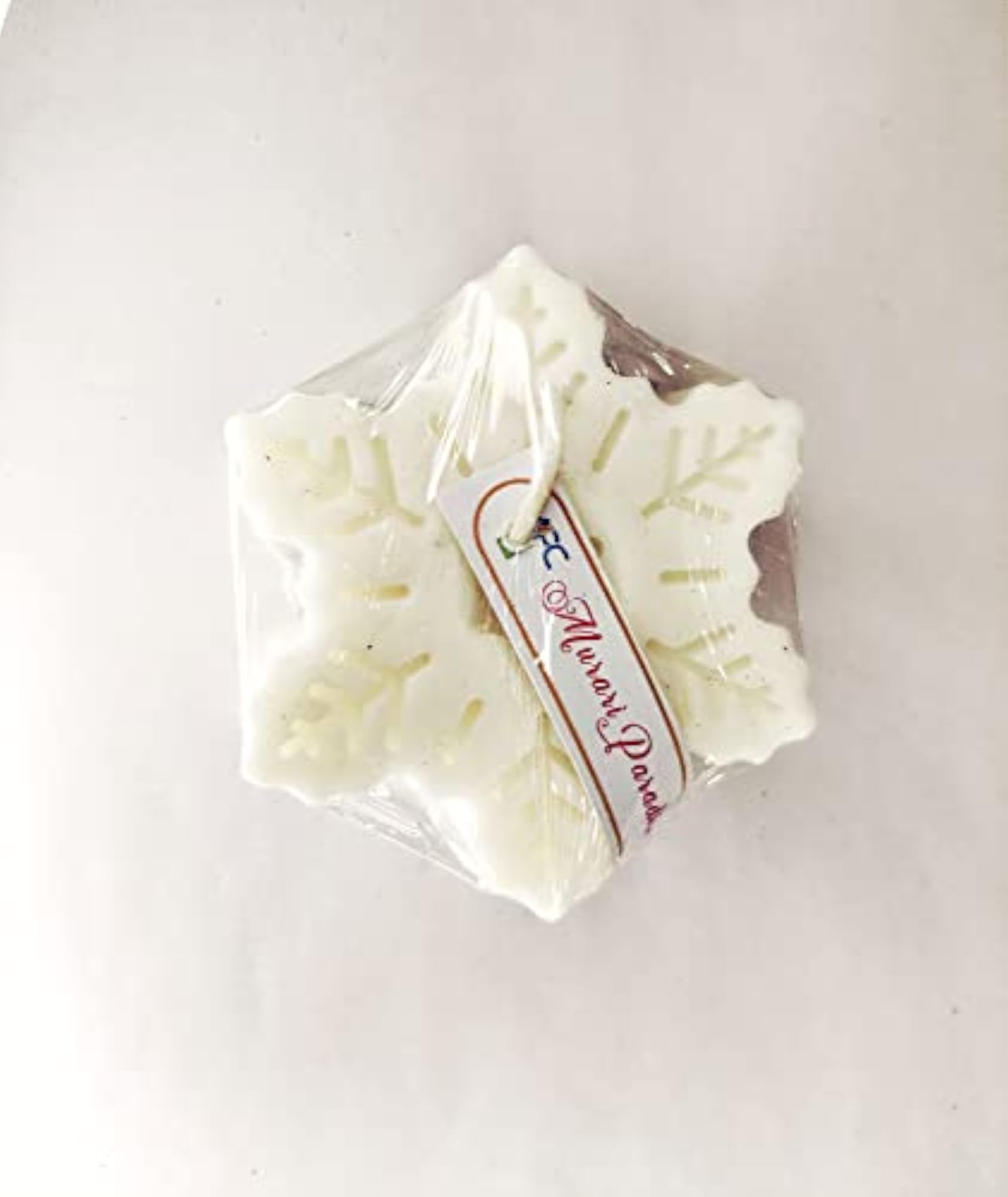 Snowflakes Scented Candle for Home Decor, Gift