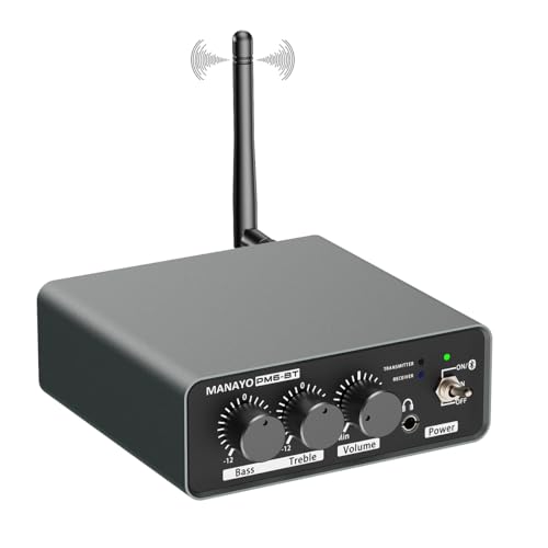 MANAYO PM6BT Bluetooth Phono Preamp with Receiver & Transmitter for Bluetooth Turntables, Wireless...