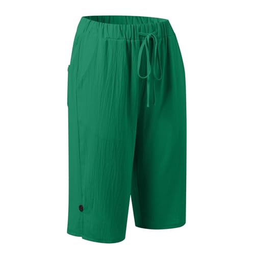 Cadeau d'été idéal : pantalon ample en coton lin doux et blanc - 5