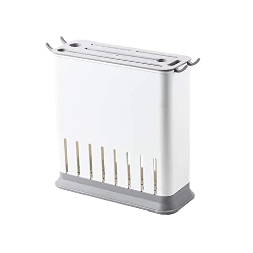 Rangement de couteau plastique et accessoires de cuisine amovibles